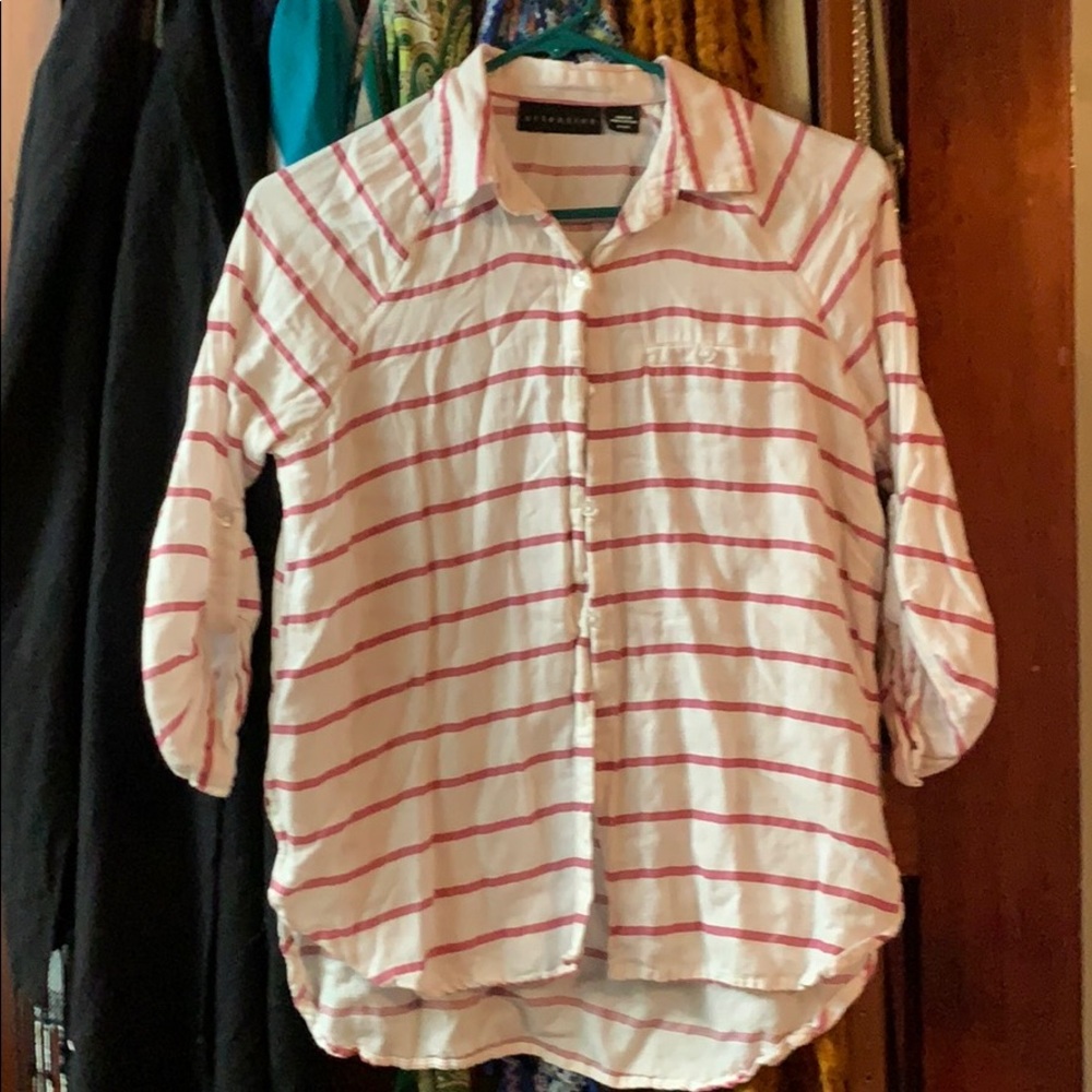 Attention 3/4 sleeve blouse